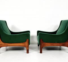 Pair of Mid Century Italian Armchairs 1960s - 4215123