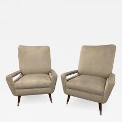 Pair of Mid Century Italian Club Chairs - 1181530
