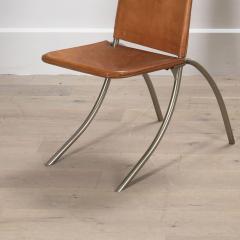 Pair of Mid Century Italian Sedia Jacar Folding Chairs by Gabriella Crespi - 4168655