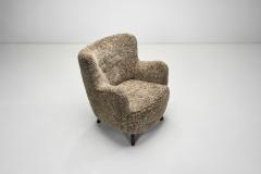 Pair of Mid Century Lounge Chairs in Sheepskin Europe Mid 20th Century - 4294567