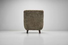 Pair of Mid Century Lounge Chairs in Sheepskin Europe Mid 20th Century - 4294569