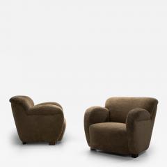 Pair of Mid Century Modern Armchairs Europe Mid 20th Century - 4456814