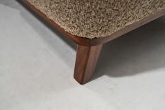 Pair of Mid Century Modern Armchairs with Wooden Arm Details Europe 1950s - 4244490