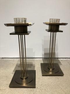 Pair of Mid Century Modern Candle Holders  - 1557121