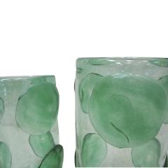 Pair of Mid Century Modern Costantini Murano Glass Italian Vases - 2039975