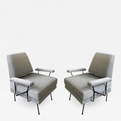 Pair of Mid Century Modern Iron Chairs  - 1181532