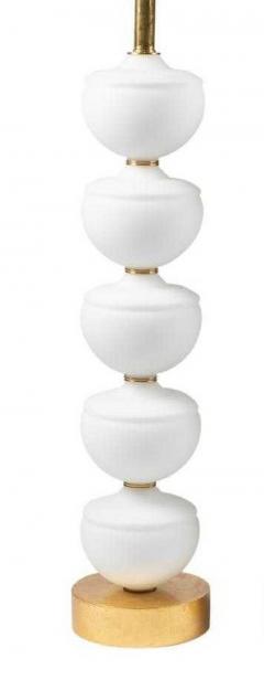 Pair of Mid Century Modern Stacking Ball Lamps - 1004978