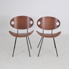 Pair of Mid Century Modern Ulla Chairs Model 706 Ola Kettunen Merivaara 1950s - 4637347