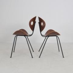 Pair of Mid Century Modern Ulla Chairs Model 706 Ola Kettunen Merivaara 1950s - 4637348