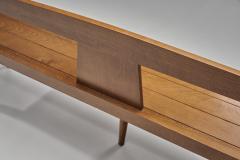 Pair of Mid Century Modern Wooden Benches Europe 1970s - 4584499