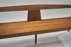 Pair of Mid Century Modern Wooden Benches Europe 1970s - 4584501