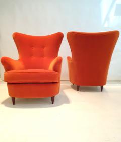 Pair of Mid Century Modern armchairs by Renato Angeli and Claudio Luigi - 1980963