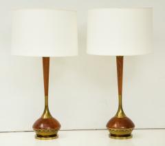 Pair of Mid Century Modern table lamps By Laurel Lamp Company  - 880888