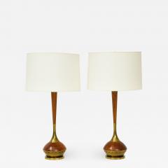 Pair of Mid Century Modern table lamps By Laurel Lamp Company  - 881385