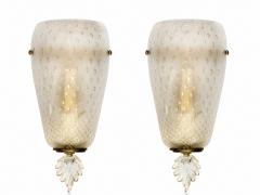 Pair of Mid Century Murano Wall Sconces - 4695313