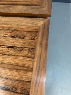 Pair of Mid Century Neoclassical Style Tables with Rosewood Tops and Fluted Legs - 4232412