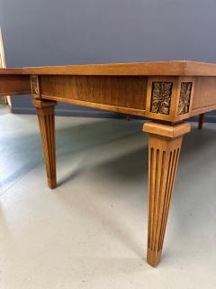 Pair of Mid Century Neoclassical Style Tables with Rosewood Tops and Fluted Legs - 4232416