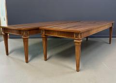 Pair of Mid Century Neoclassical Style Tables with Rosewood Tops and Fluted Legs - 4232434
