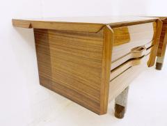 Pair of Mid Century Nightstands in Lacquered Wood - 2631006
