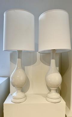 Pair of Mid Century Porcelain table lamp  - 4356360
