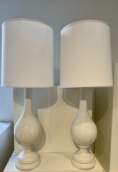 Pair of Mid Century Porcelain table lamp  - 4356363