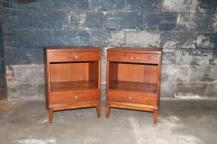 Pair of Mid Century Side tables Nightstands by R Way furniture Company - 3711526