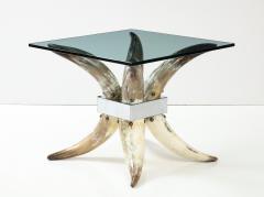 Pair of Mid Century Steer Horn End Tables - 3216869