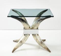 Pair of Mid Century Steer Horn End Tables - 3216870