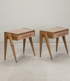 Pair of Mid Century Style Italian Bedside Tables - 4430654