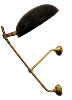 Pair of Mid Century Wall Lights with Perforated Shades - 752129