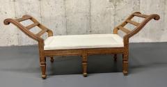 Pair of Mid Century Window Benches Daybeds Custom Upholstery Pillows - 2539920