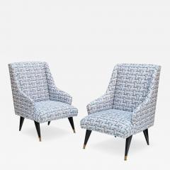 Pair of Mid century Italian design armchairs - 4434861