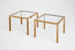 Pair of Midcentury Brass Side Tables - 1703495