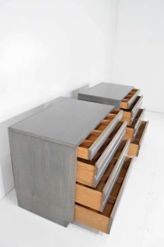 Pair of Midcentury Chests Stained in Grey - 1264461