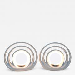 Pair of Midcentury Circular Table Lamps 1960s - 1275842