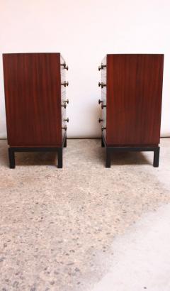 Pair of Midcentury Stained Mahogany Chest of Drawers - 1189169
