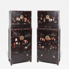 Pair of Ming Painted Compound Cabinets - 4262954