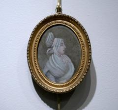 Pair of Miniature Portraits in Giltwood Frames - 2549833