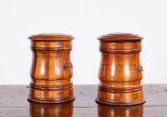 Pair of Mixed Wood Tea and Coffee Vessels - 3112622