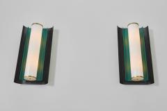 Pair of Model A 4314 Wall Lamps by CeBe Sweden 1940s - 4212193