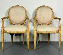 Pair of Modern American Designer Arm Accent Chairs Branch Design - 2848443