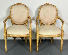 Pair of Modern American Designer Arm Accent Chairs Branch Design - 2848444