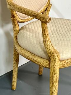 Pair of Modern American Designer Arm Accent Chairs Branch Design - 2848451