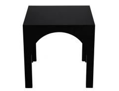 Pair of Modern Black Lacquered Polished End Tables - 1998036