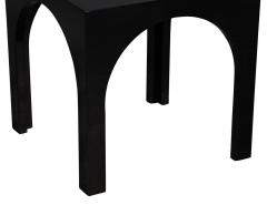 Pair of Modern Black Lacquered Polished End Tables - 1998038