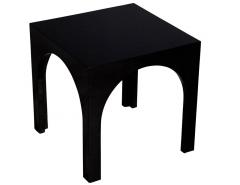 Pair of Modern Black Lacquered Polished End Tables - 1998039