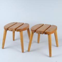 Pair of Modern Finnish Sauna Stools in Pine Finland 1970s - 4173885