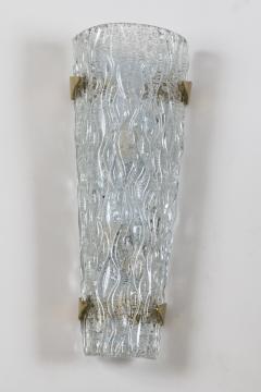 Pair of Modern Icy Shield Shaped Wall Lights Contemporary UL Certified - 2756942