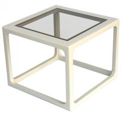 Pair of Modern Lacquered Side Tables - 2678041