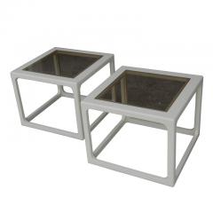 Pair of Modern Lacquered Side Tables - 2678043